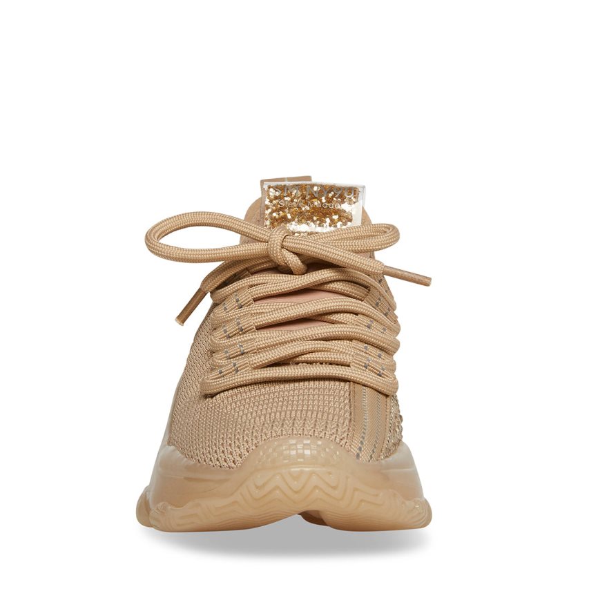 Brown Steve Madden Jmaxima Kids' Sneakers | PH 3859QLY